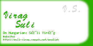 virag suli business card